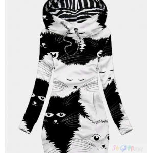 SOMMERSWEAT cats black-white 0.5M